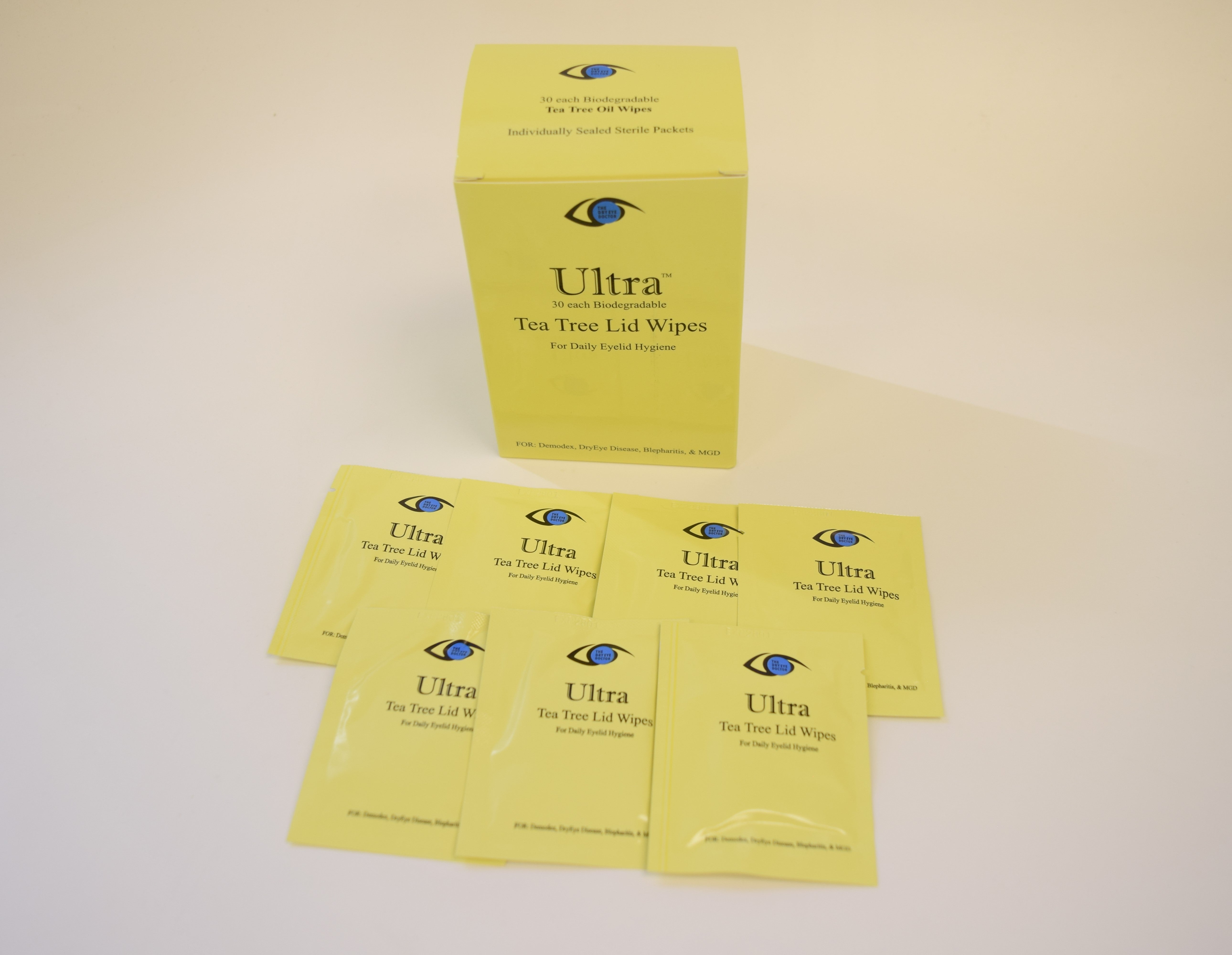 The Eye Doctor Tea Tree Eyelid Wipes - 40x Cleansing Lid Wipes Suitable For Dry Eye - View #5